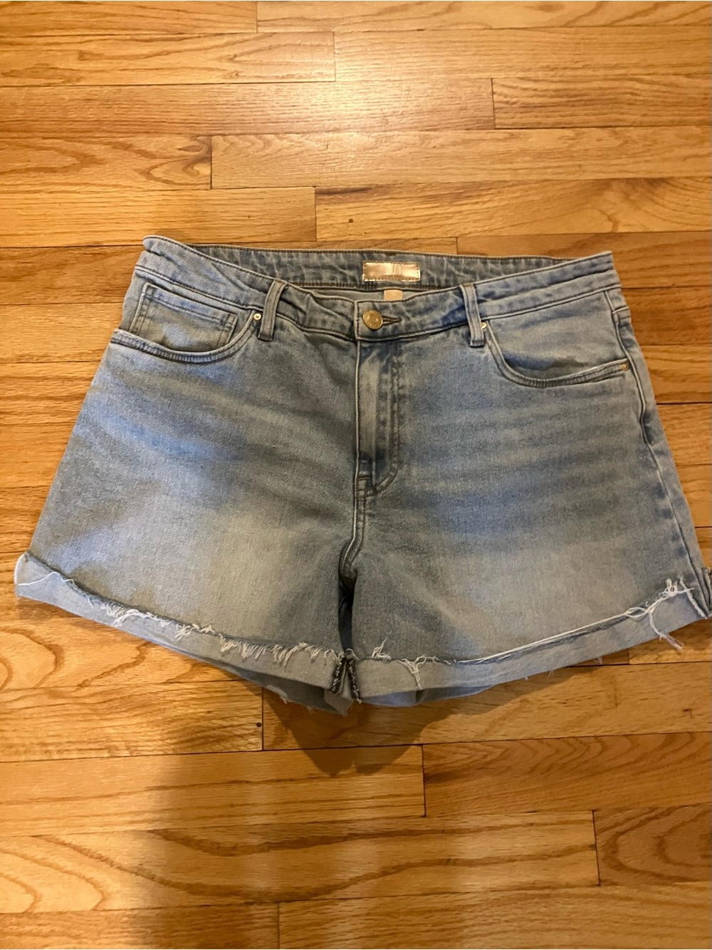 Kut Jane High Rise 4 in Denim Shorts Size 12